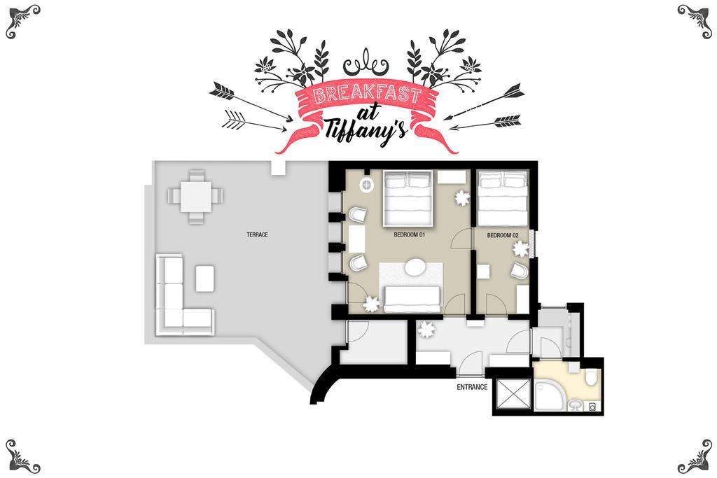 A/C + Terrace Breakfast At Tiffany'S Apartamento Praga Exterior foto